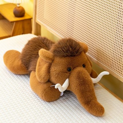 Elephant Plush Toy Doll Cute Realistic Mammoth Elephant Kids Comfort Stuffed Animal Children's Day