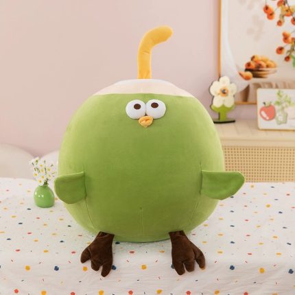 Coconut Chicken Cushion Fruit Chicken Plush Toy Doll Super Soft Large Size Back Pillow