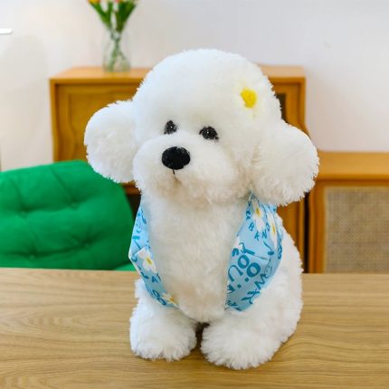 Realistic Poodle Plush Toy Doll Cute Lady Dog Stuffed Animal Sheepdog Large Size Cushion Gift